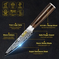 10% de réduction sur les couteaux à steak en acier Damas VG-10 de 5 pouces avec manche en bois de wengé personnalisé, best-seller sur eBay