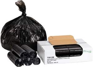 Bolsas de Basura Negras en Rollo Perforado, Bolsas de Basura Multiusos para el Hogar, Oficina, Baño, Uso Comercial e Industrial - Product Image 3
