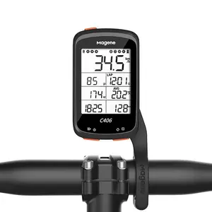 MAGENE Speedometer Sepeda Dropship, Odometer Sepeda Nirkabel ANT + Gps Mendukung Denyut Jantung untuk Sepeda Gunung MTB