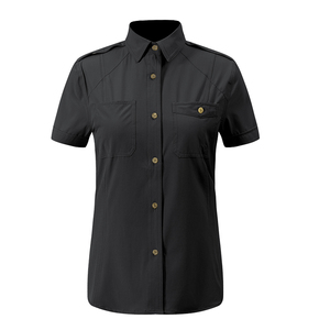 Custom Women Lightweight Moisture Wicking 100% Polyester Short Sleeve Quick Dry <b>Athletic</b> Golf Polo Shirt Summer Sports Top - Product Image 2