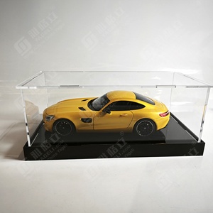 Acrylic 1/18 <b>Model</b> Car Lighting <b>Model</b> Car Display Case Toy Car Showcase Acrylic Box With Led - Product Image 6