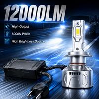 Ampoule de phare LED automatique SFIDA K5 9-16V 12V, ampoule de remplacement pour phares de voiture, moto, feux antibrouillard