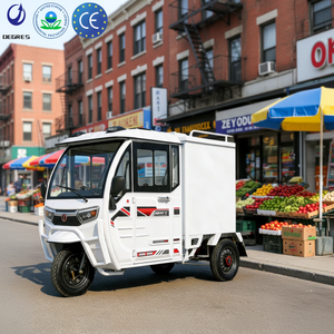 <span class=keywords><strong>Tricycle</strong></span> électrique de livraison à moteur différentiel 1000W, 3 roues, cabine fermée, 48V/60V/72V - Product Image 1