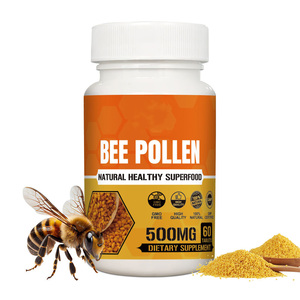 Gélules de Gelée Royale et de Pollen d'Abeille à Haute Puissance 500 mg avec Extrait de Propolis, Superaliment Naturel pour Adultes, 60 Comprimés - Product Image 3