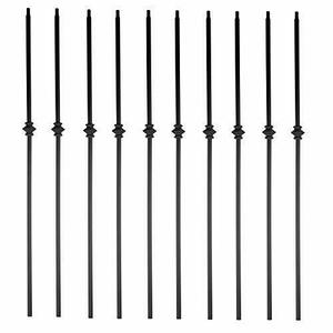 Rèn Sắt Xoắn Ốc Cầu Thang Lan Can-1/2-Inch Sắt Cọc Thiết Lập Của 10 Rỗng Duy Nhất Knuckle Lan Can - Product Image 4