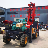 Nouvelle machine de forage rotative diesel montée sur tracteur pour puits d'eau, moteur 220V, pour usage de construction, en promotion