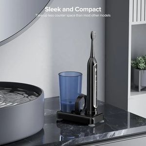 Nuovo Design di tendenza 3 stampi spazzolino elettrico elettrico con spazzolino multifunzione e multifunzione con tazza d'acqua - Product Image 5