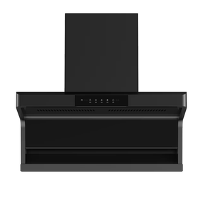 Estrattore d'Aria Elettrico a Parete a Forma di L in Acciaio Inox Nero, Grande Potenza di Aspirazione, Classe Energetica 18-20m/<span class=keywords><strong>min</strong></span>, per Casa - Product Image 4