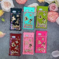 Labubu de poupée d'autocollant de colle rainurée colorée, avec protection d'objectif, adapté pour iPhone 14 15 16 17 Pro Max étui de protection de téléphone