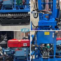 Machine de forage de puits d'eau à haute productivité, foreuse de puits d'eau sur chenilles de 150 m, prix usine