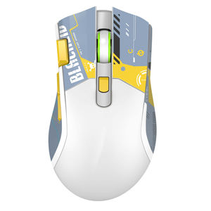 <span class=keywords><strong>Souris</strong></span> de jeu professionnelle double mode 7D 4000 DPI RGB pour <span class=keywords><strong>souris</strong></span> de jeu filaire/USB et sans fil 2,4G avec charge rapide 500mAh - Product Image 3
