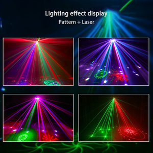 <strong>Mini</strong> 2 Layer Gobo <strong>LED</strong> Butterfly Light IP65 Moving Head <strong>Lamp</strong> RGBW Emitting Color for Wedding Parties KTV Bars Club DJ Lighting - Product Image 4