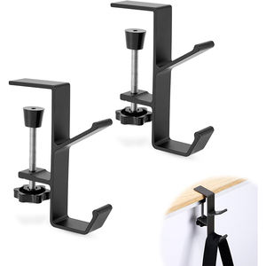 Support de bureau réglable pour parapluies, écouteurs, sacs à main et sacs à dos – Crochet de suspension sous le bureau pour sacs à main et sacs de table - Product Image 2