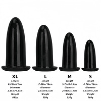 Extragroßer Dicker Raketen-Analplug Unisex SM Anus-Dilatator Masturbator Kirschblüten-Explosiver-Vergnügen-Open-Ass-Plug