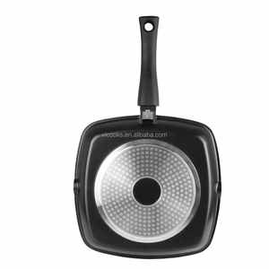 <strong>Square</strong> Shape Roasting BBQ Grill Skillet Cast Iron Beef Steak <strong>Frying</strong> <strong>Pan</strong> With removable handle - Product Image 3