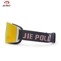 Lunettes de ski OTG personnalisées avec logo OEM, verres magnétiques de luxe pour l'extérieur, photochromiques, pour snowboard,