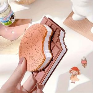 Quirky Biscuit Self-Adhesive Sticky Notes Cultural Creative Chocolate Scented 9x10cm <b>Mini</b> <b>Notebooks</b> Cute Fun Back-to-School - Product Image 1