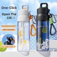 Bouteille d'eau Tritan en gros, luxe léger, haute qualité, pour l'été, en plastique, portable, pour le sport en extérieur, personnalisable