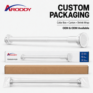ราวม่านปรับระดับได้ ARODDY Fortune 500 Partner Punch Free ขนาด 28 มม. ความยาว 79.9-92.9 นิ้ว สำหรับห้องนอน - Product Image 1