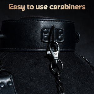 Collar y Cadena <span class=keywords><strong>de</strong></span> Bondage BDSM, Traje <span class=keywords><strong>de</strong></span> Restricción, Juego para Adultos, <span class=keywords><strong>Castigo</strong></span>, SM, Esclavo, Collares Inflables - Product Image 4