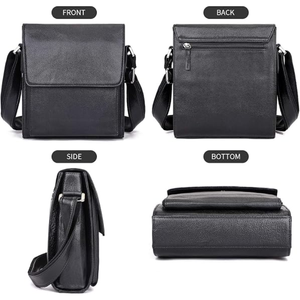 Sac messager en PU de haute qualité, petit sac bandoulière avec fermeture à boucle pour le quotidien - Product Image 6