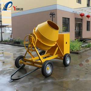 เครื่องผสมปูนซีเมนต์แบบพกพา YIRUI 700L ขายดี ใช้เครื่องยนต์ดีเซล  ประสิทธิภาพสูง 10 แรงม้า 10 เมตร/ชม. สำหรับงานก่อสร้าง - Product Image 3