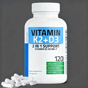 بيع مباشر من الشركة المصنعة توريد الأكثر مبيعًا مكملات الفيتامينات كبسولات فيتامين نباتية <span class=keywords><strong>D3</strong></span> K2 OEM ODM العلامة التجارية الخاصة بها - Product Image 4