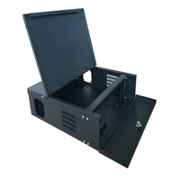 Haute qualité 18 "x 18" X 5 "boîte de verrouillage de sécurité DVR noir boîte de verrouillage DVR robuste NVR avec serrure de sécurité boîte de verrouillage Dvr