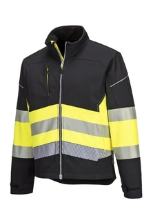 OEM <span class=keywords><strong>Hi</strong></span> <span class=keywords><strong>Vis</strong></span>均匀防水高品质反光带安全安全夹克前口袋定制反光外套 - Product Image 3