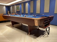 Table de billard professionnelle 8 et 9 boules, fabrication chinoise 2026, avec plateau en ardoise, pour salle de billard, à vendre