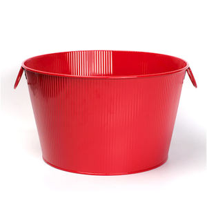 Seau de forme ronde en fer 2025 pour bar et restaurants à domicile - Product Image 1