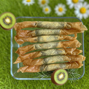 Rouleau de printemps croustillant aux haricots rouges Collations de dessert <span class=keywords><strong>chinois</strong></span> Pâtisserie congelée en vrac pour la cuisson OEM/ODM disponible - Product Image 1