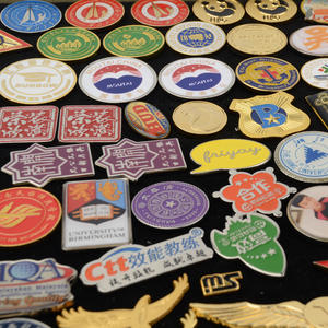 Großhandel Hersteller Metal Crafts/Halbe del stein Handwerk/Geschenk Souvenir Emaille Pin - Product Image 5