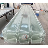 Tôles de Toiture Ondulées en PRV (Polymère Renforcé de Fibres de Verre) Ignifuges de 2,0 mm d'Épaisseur, Couleur Personnalisée, pour Entrepôts et Fermes