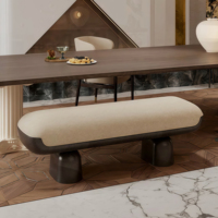 Tabouret de lit en velours de luxe banc meubles de salon canapé banc pouf luxe chambre meubles de maison