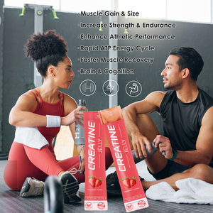 Aeglewell  Créatine en bâtonnets de gelée sans sucre, gelée de Petin, renforce les lignes musculaires, bâtonnets de gelée de créatine pour booster l'énergie avant l'entraînement - Product Image 3