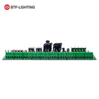 Contrôleur de bande LED RGB DMX 512 à 30 canaux RJ45 DC9V-24V, décodeur DMX