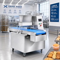 Máquina Depositadora de Galletas Comercial Automática con Pantalla Táctil PLC e Interfaz Multilingüe para Producción en Plantas de Panadería