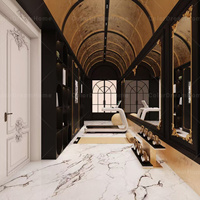 Service de design d'intérieur de luxe sur mesure de style royal français, décoration de manoir, chef-d'œuvre avec rendu 3D
