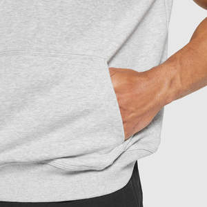 Fabricante de <span class=keywords><strong>ropa</strong></span> de China, sudadera personalizada de manga corta 1/4 con cremallera, sudaderas informales de peso pesado para exteriores Vintage - Product Image 5