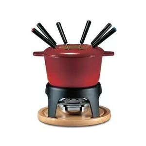 Mini service à <span class=keywords><strong>fondue</strong></span> de Noël en fonte antiadhésive <span class=keywords><strong>Fondue</strong></span> au <span class=keywords><strong>fromage</strong></span> et au chocolat - Product Image 1