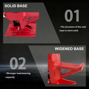 48 Zoll Farm <span class=keywords><strong>Jack</strong></span> Hochheber mit 3 Tonnen Tragfähigkeit, tragbarer Hochhub-Wagenheber für PKW und Geländewagen, Ratschen-Mehrzweck-Stoßstangenheber - Product Image 3