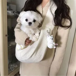 New best price cat dog carrier korea style pet travelling sling bag shoulder do bags pet carrier