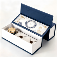 Boîtes magnétiques personnalisées en gros avec logo, couleur noire mate, blanches, roses, pour emballages de parfums et cosmétiques