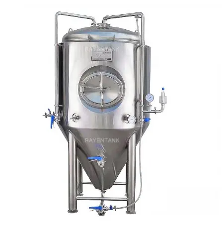 5BBL 10BBL 15BBL 20BBL fermentador cónico cerveza de fermentación tanque de fermentación equipo Proyecto llave en mano para la venta