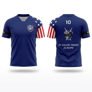 Professionele Aangepaste Voetbal Jerseys Shirt Ademend Voetbal Atletische Slijtage Uniformen Shirts & Tops Sportkleding Oem Service - Product Image 2
