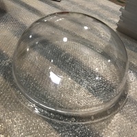 Dôme en acrylique transparent personnalisé lucarne demi-boule feuille acrylique transparente pour l'extérieur bâtiment toit soufflage modelage en plastique