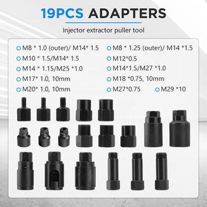 26pcs סולר מזרק סולר מזרק מכשיר פוללר ערכת הסרת פוללר ערכת עם פטיש שקופיות - Product Image 5