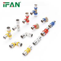 Système de chauffage IFAN, raccords PEX Al Pex de tous types, 16-32 mm, raccords à sertir PEX, raccords PEX