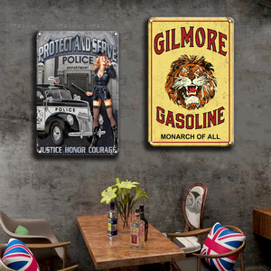 Commercio all'ingrosso stile antico stile Vintage retrò Vintage segni di latta - Product Image 4